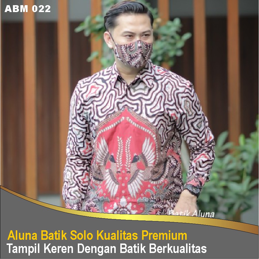 Batik Pria Lengan Panjang Modern Kualitas Premium Model Terbaru Bahan Katun Halus Dan Lembut Abm 022