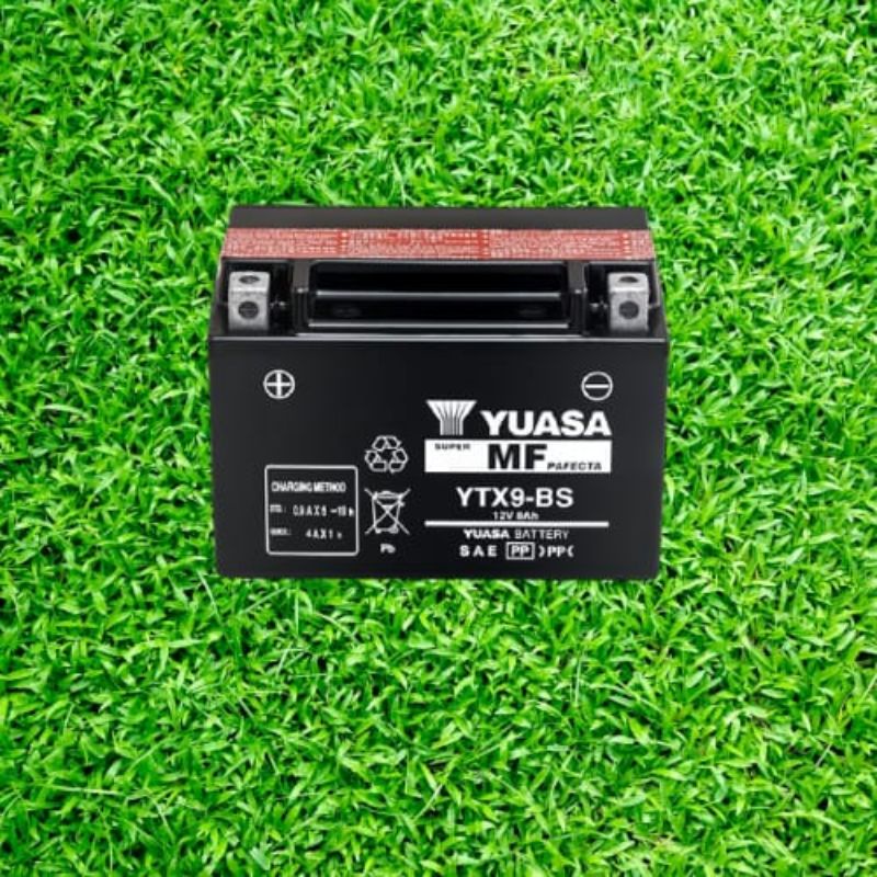 accu aki motor yuasa mf ytx9-bs / ytx9 / ytx9bs