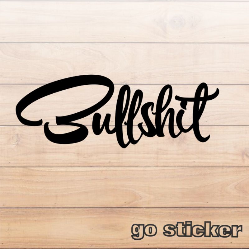 sticker bullshit