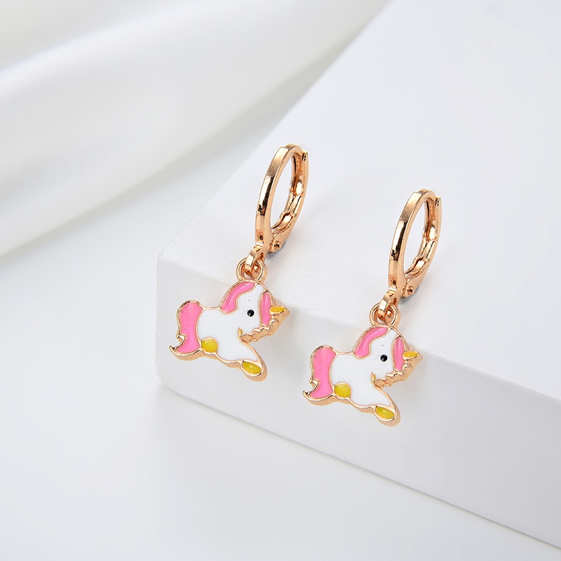 anting titanium anak emas asli muda wanita korea anti karat karat panjang selamanya korea dewasa bunga style korean style tusuk 01-09e