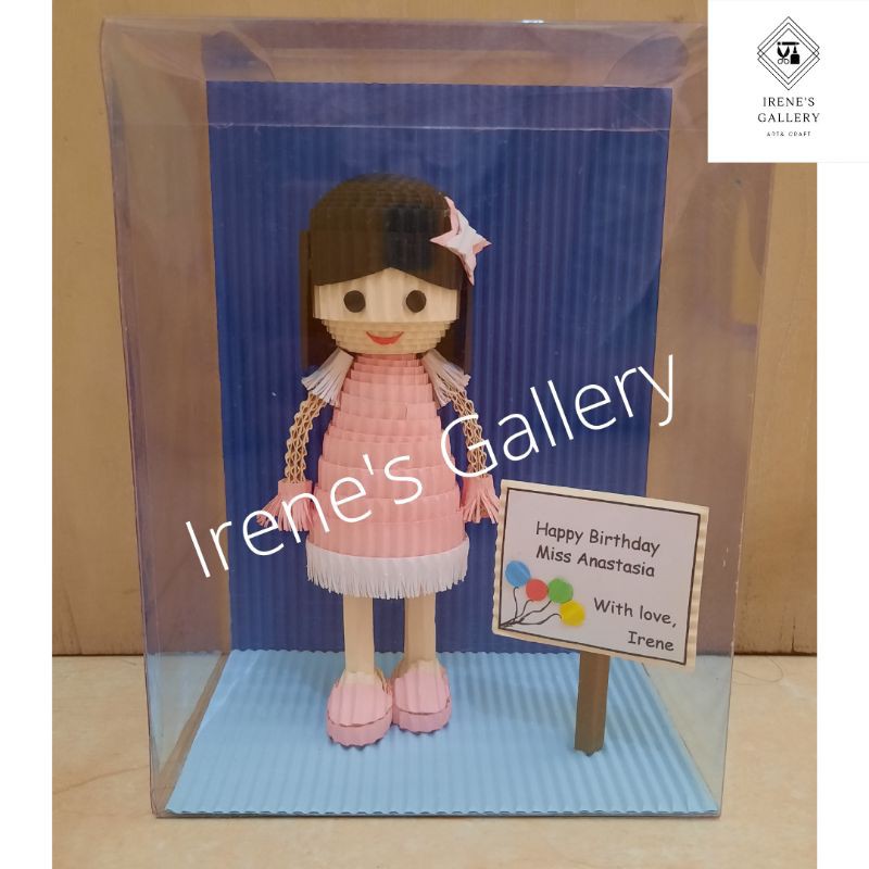 

Kokoru Dancer / Hadiah ulang tahun/kerajinan tangan/Hadiah lucu/Hadiah unik/Kokoru paper