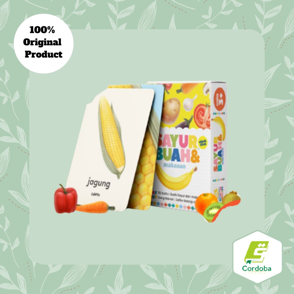 Flashcard Kartu Sayur & Buah