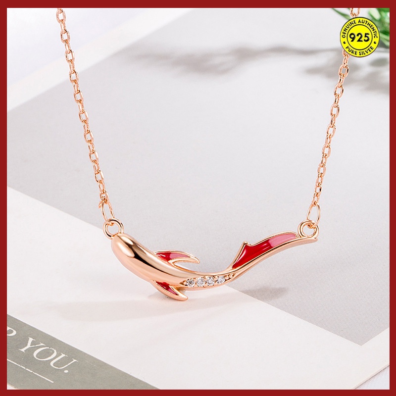 Kalung Rantai Lapis Emas 18K Anti Air Hypoallergenic Untuk Wanita