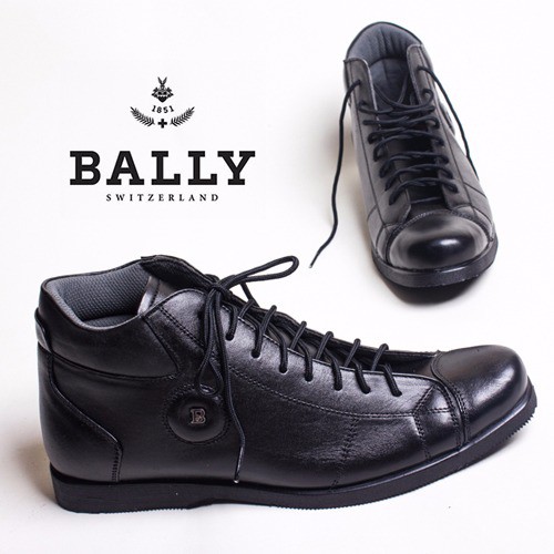 Sepatu Pria Branded - Bally Boots Maroon & Black