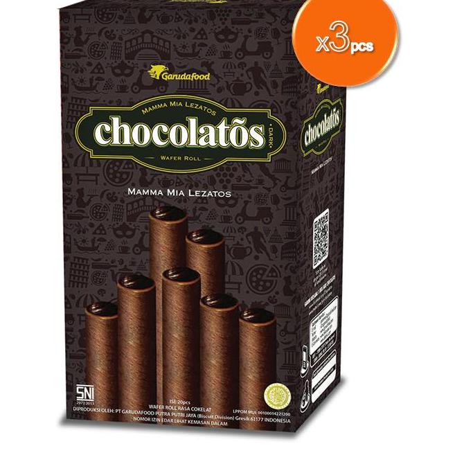 

12.12BIG SALE FASION Chocolatos Dark 16 gr x 3 Box