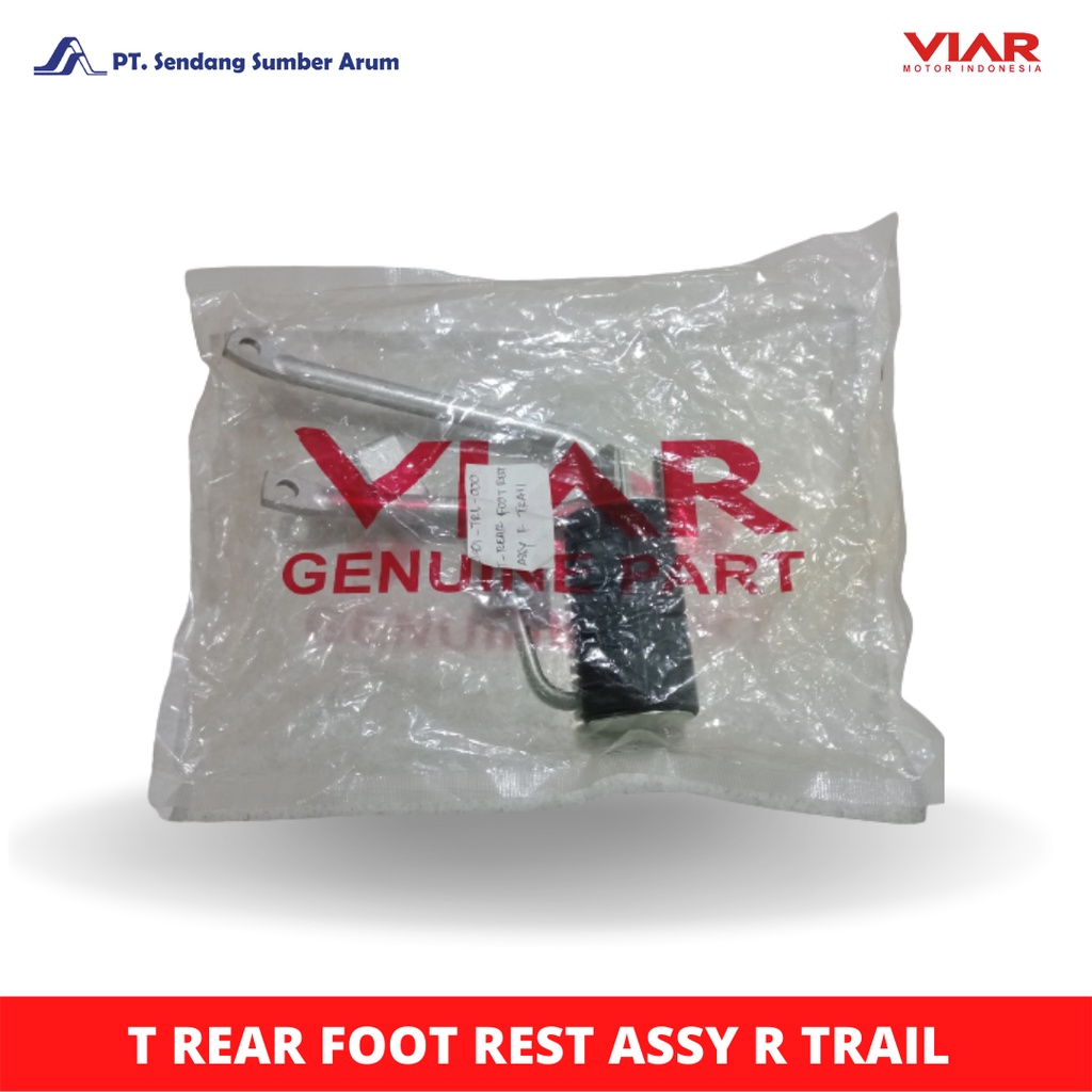 VIAR - T REAR FOOT REST ASSY R TRAIL
