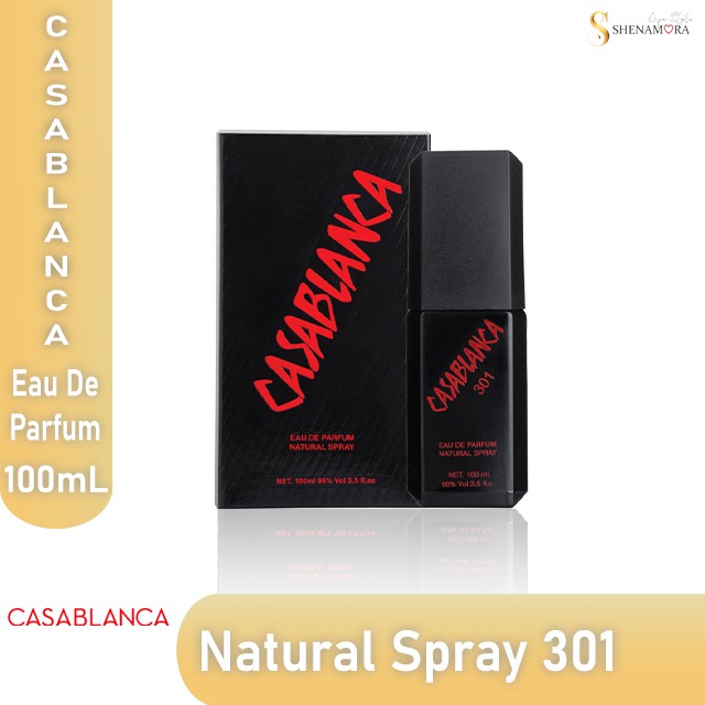 Casablanca Eau De Parfum Pria 301 Black | 100 ml