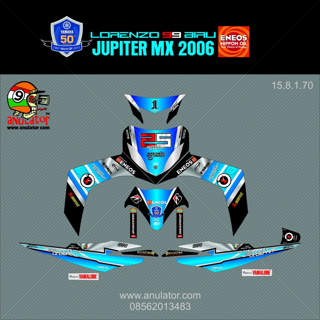 Stiker Mx 2006