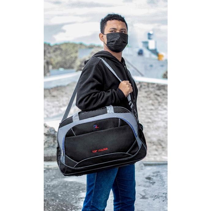Tas Pakaian Travel Bag 50Litter Tas Jinjing Pria Top Leader Jumbo Original Import - Goldiesbags