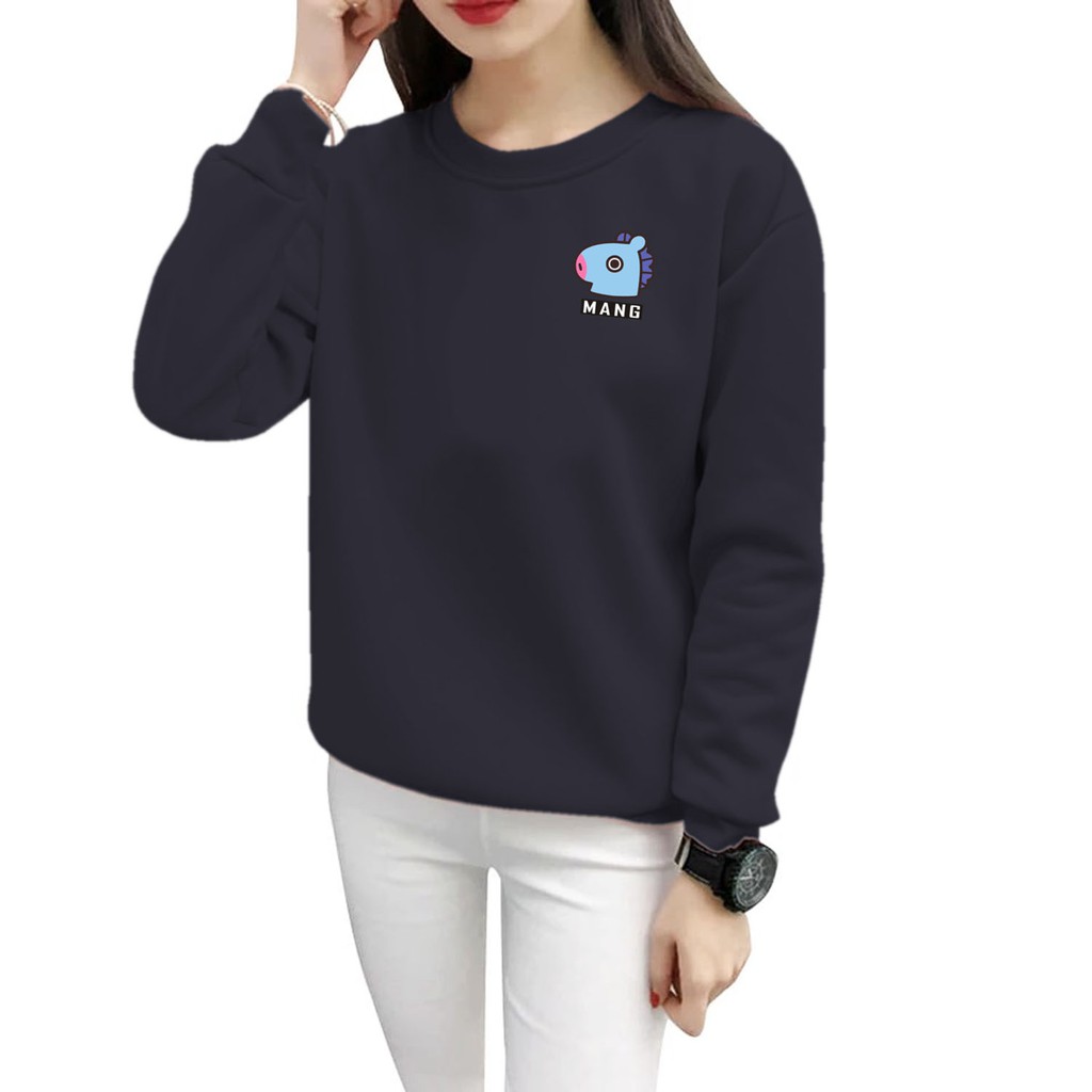 Bess - Sweater Murah Wanita / Sweater Lengan Panjang M4NG LOGO