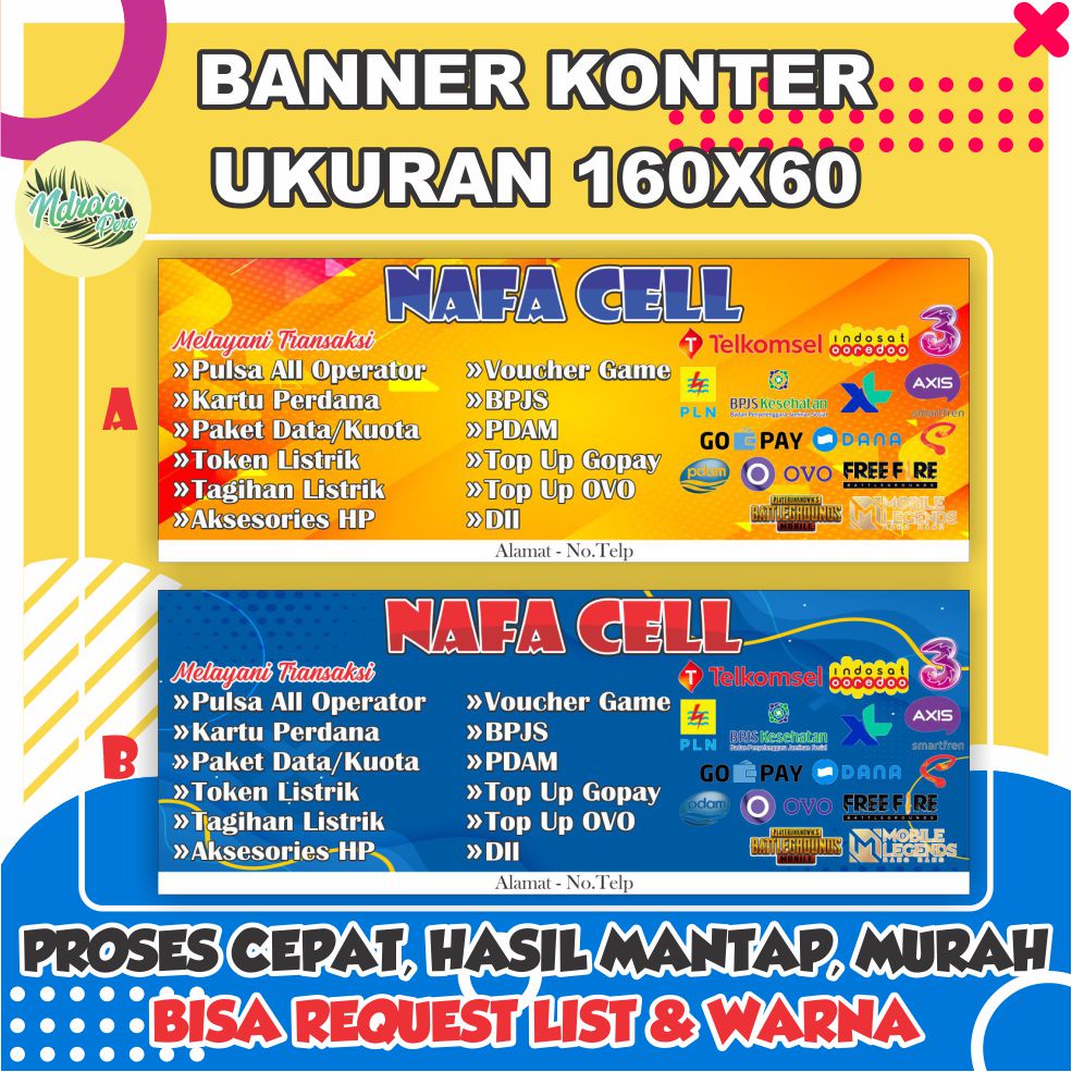 Banner Konter 160X60