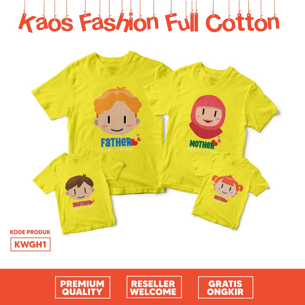 [KAOS] KAOS KELUARGA COUPLE FAMILY BEST QUALITY PREMIUM