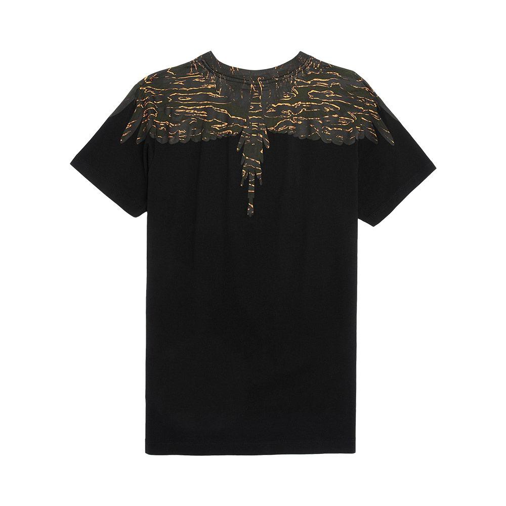 Marcelo Burlon FW21 Camou Wings Tee Black/Army 100% Authentic