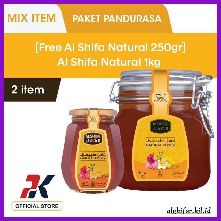 

MADU-MINUMAN- FREE AL SHIFA NATURAL 250GR AL SHIFA NATURAL 1KG -ASLI-BUKAN-KAWE-KAWE-