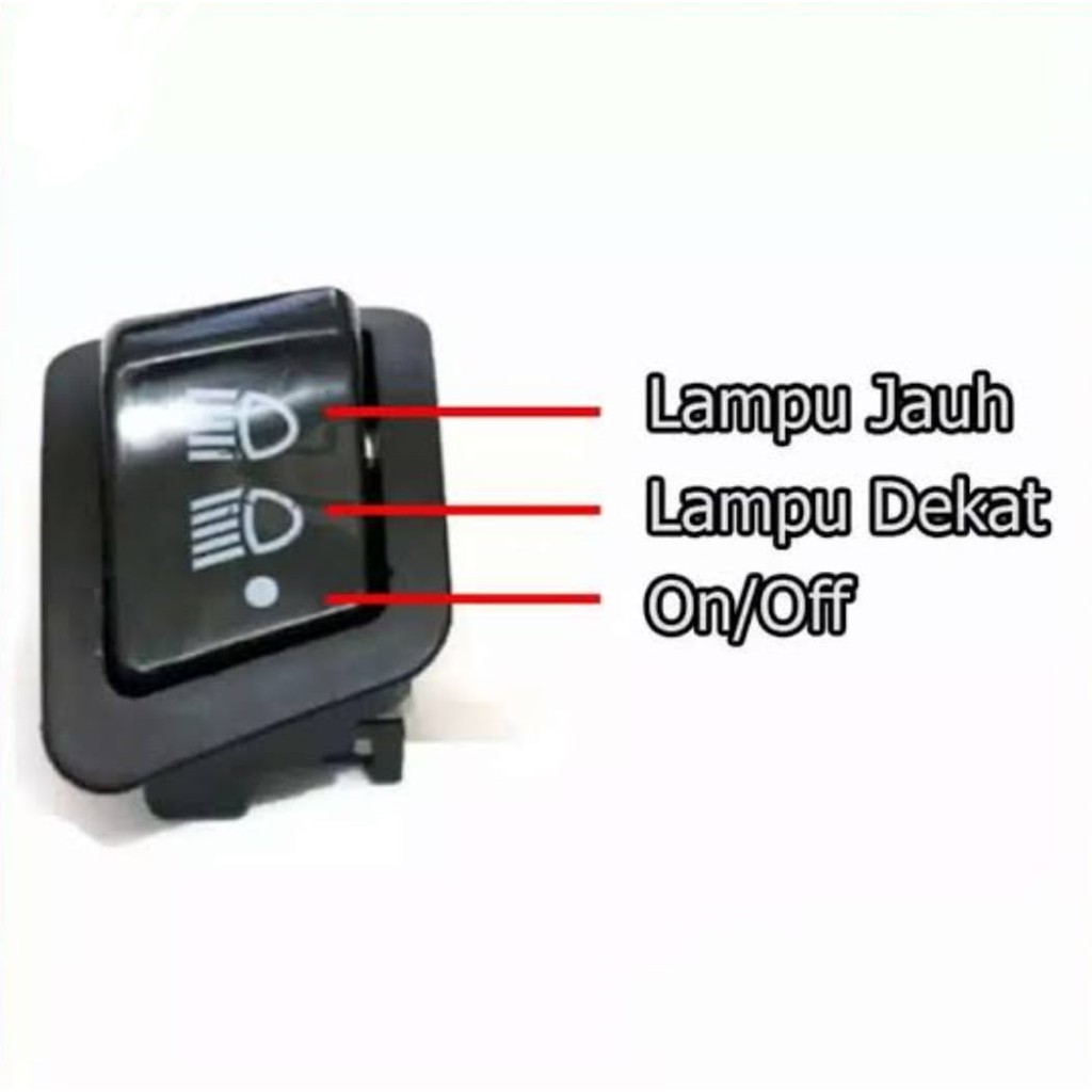 saklar dim dimmer 3 titik TEC motor honda beat vario supra kharisma revo bebek matic universal