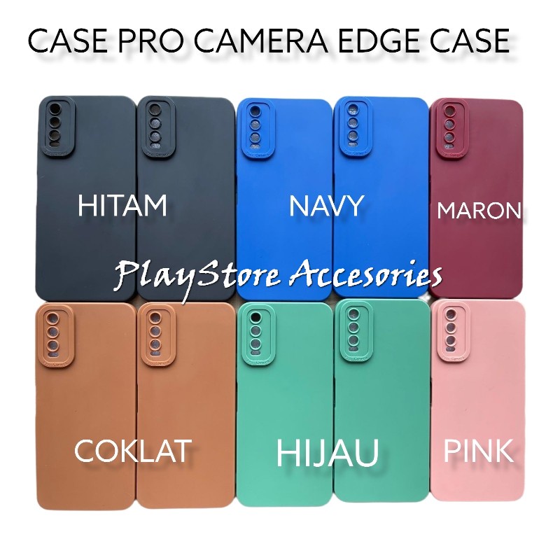 CASE SAMSUNG A72 - CASE PRO CAMERA - CASE MACARON 3D - SOFTCASE PELINDUNG CAMERA
