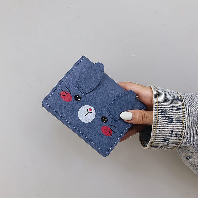 ♥TMALL88♥ Dompet Lipat Mini Wanita / Bermotif Kucing Cantik / Dompet Import / Murah