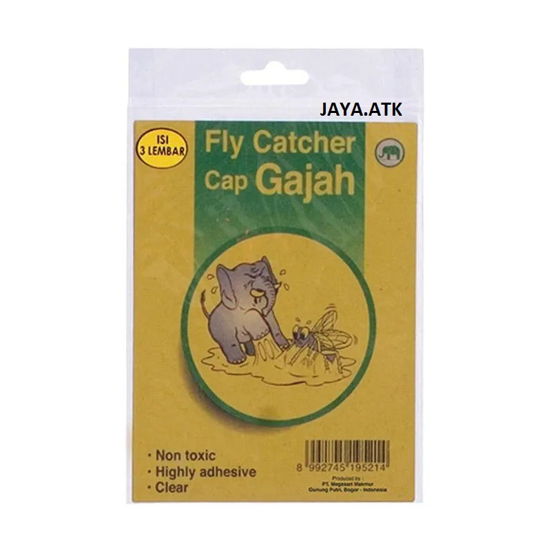KERTAS LEM LALAT KERTAS CAP GAJAH ISI 3 FLY CATCHER