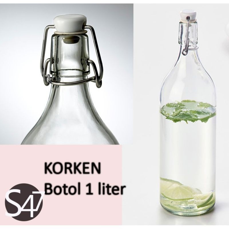 [TW126] BOTOL MINYAK GORENG KACA 1000 ML/WADAH MINYAK GORENG 1 LITER