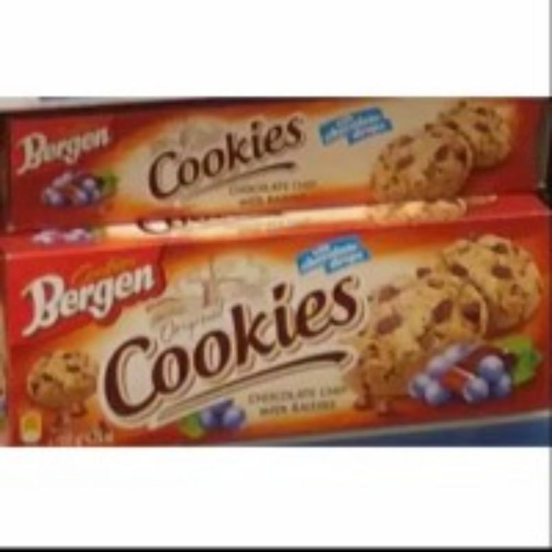 

BERGEN CHOCO CHIPS WITH RAISIN 135 GR