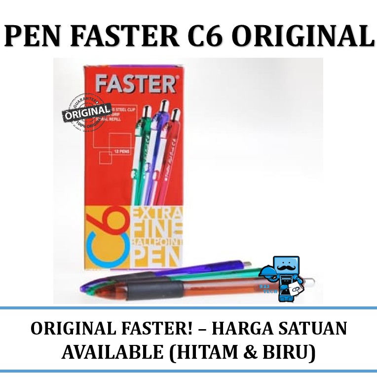 

Pen Faster C6 Original - Satuan