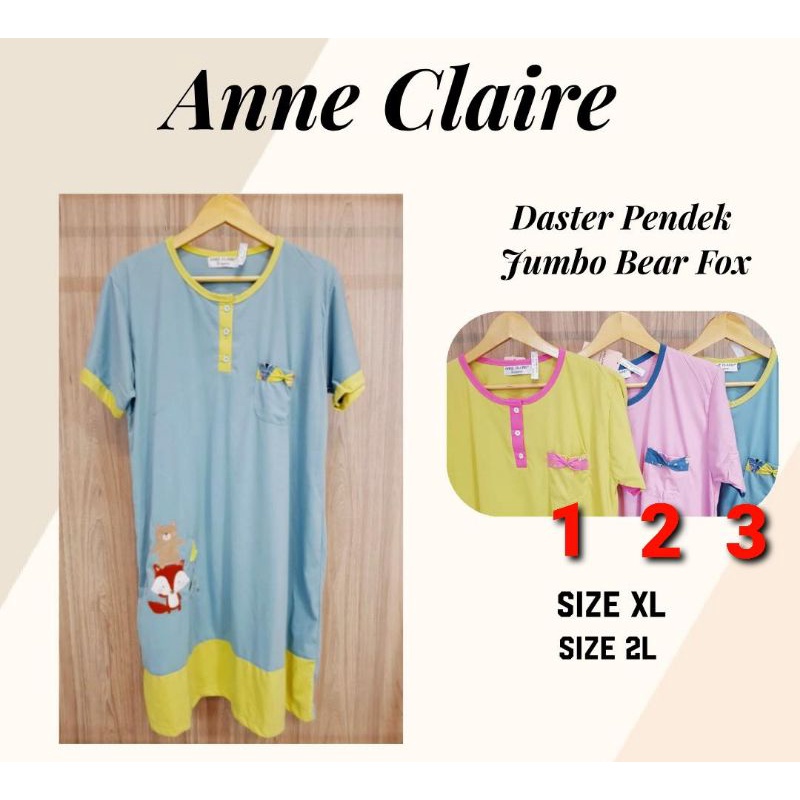 Daster Lengan Babydoll ANNE CLAIRE JUMBO