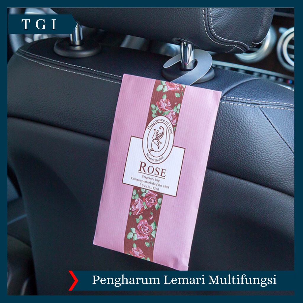 TGI - PENGHARUM LEMARI GANTUNG PARFUM AROMATERAPI RAK SEPATU MOBIL SASET