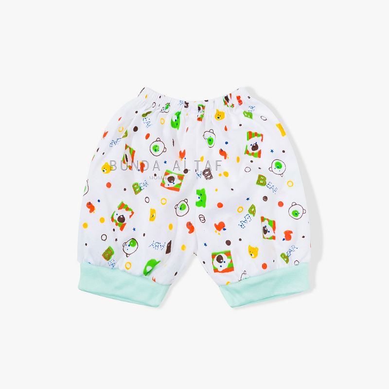 Celana Pendek Bayi SNI Polos dan Motif Shaqueen / Zahdan Baby 0-6 bulan [ Bunda Altaf ]