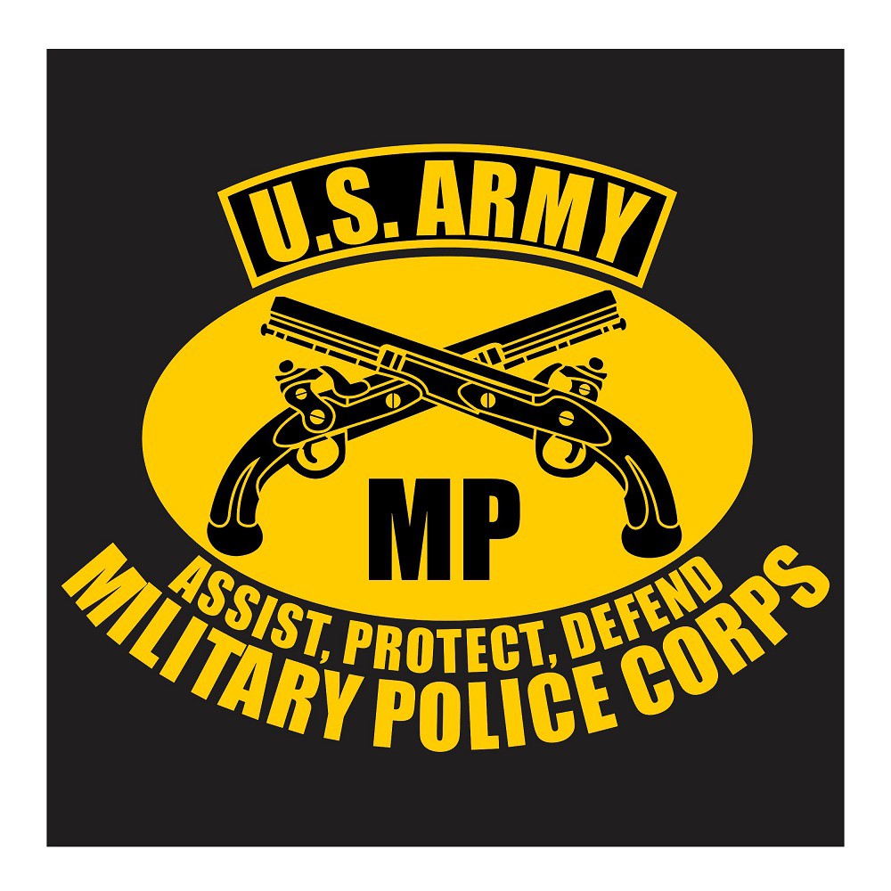 US Army Military Police Cutting Sticker