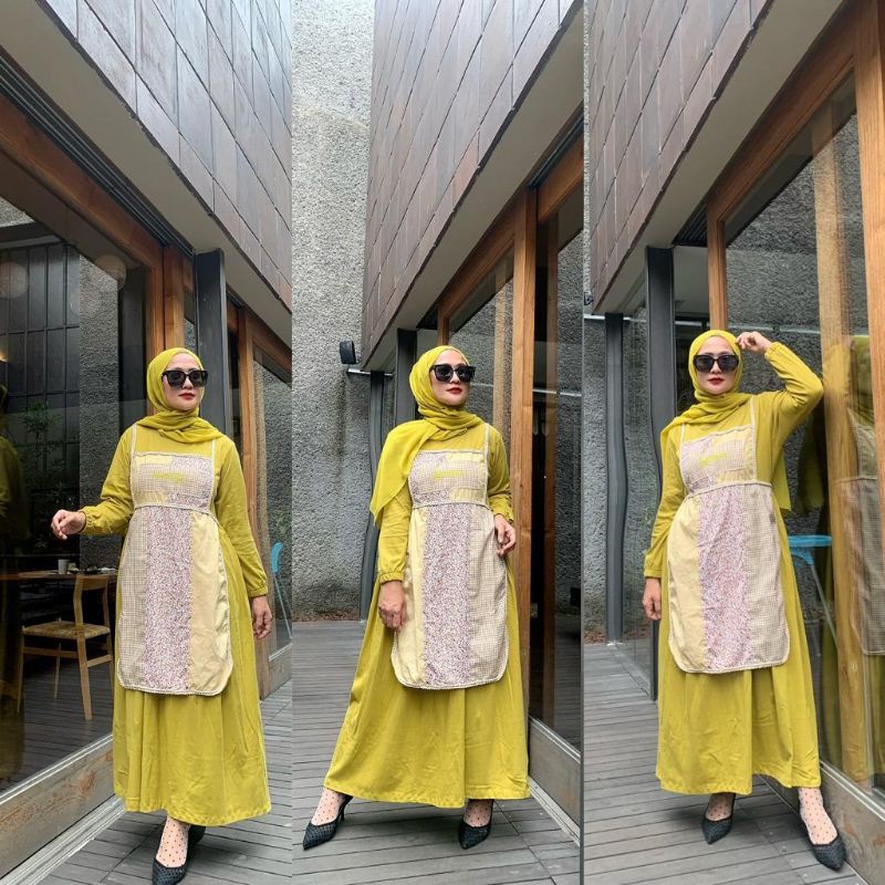 Gamis Apron Dress by JEENA Original