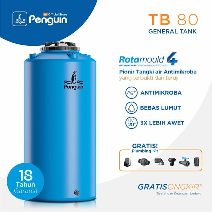 Tangki Tandon Toren Penguin TB 80 800 ltr Polytank