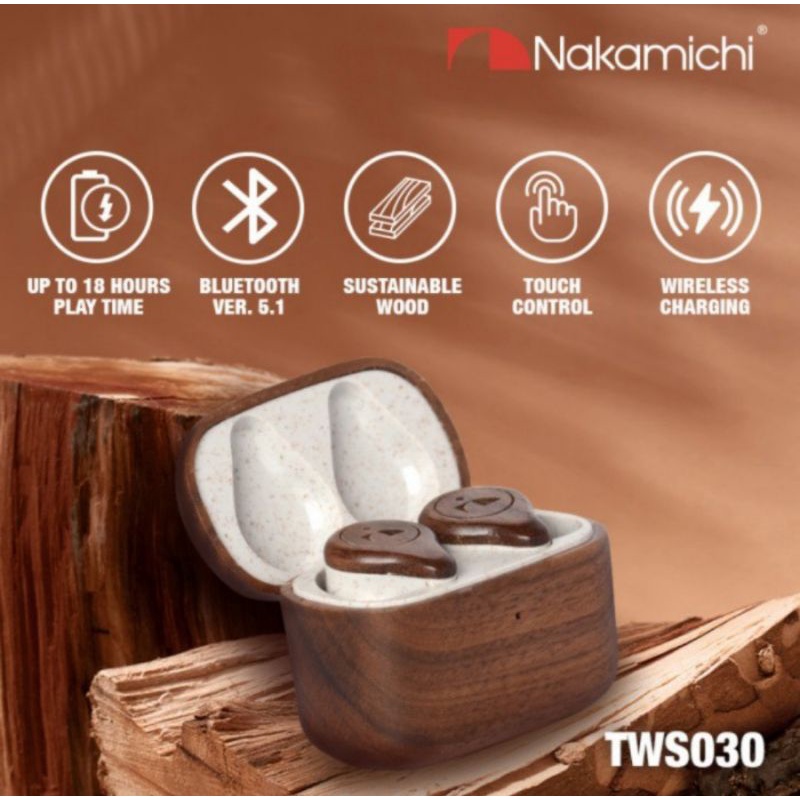 Nakamichi TWS030 True Wireless Earphone Bluethooth