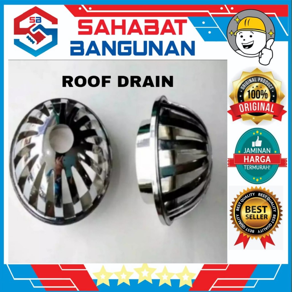ROOF DRAIN STAINLESS 3 INCH - SARINGAN TALANG 3 INCH - ROOF DRAIN STAINLESS - ROOF DRAIN - ROOF DRAI