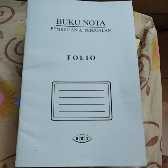 

Buku Nota Pembelian dan Penjualan FOLIO (1PCS) +