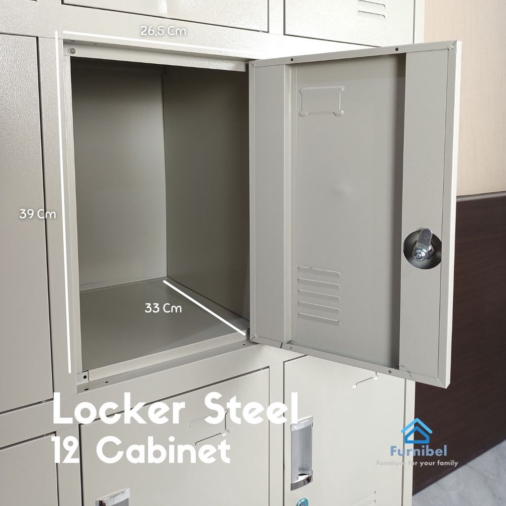 LOKER 12 PINTU - LOCKER STEEL 12 CABINET