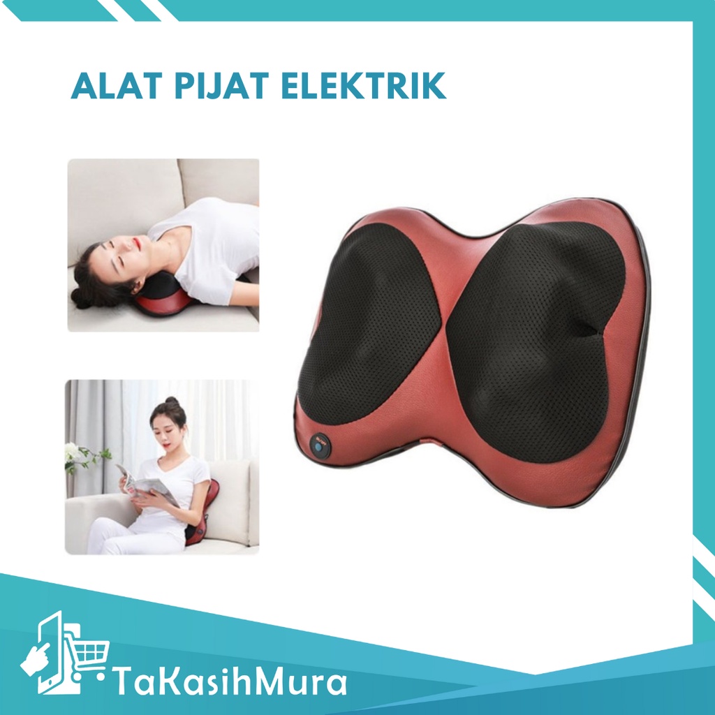 Alat Pijat Elektrik Punggung Leher Alat Pijat Multifungsi Bantal Pijat