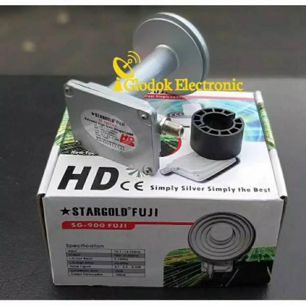 ✨ BISA COD✨ LNB STARGOLD FUJI SG-900 SINGLE OUTPUT LNB PARABOLA KU BAND 1 OUTPUT STARGOLD SG900