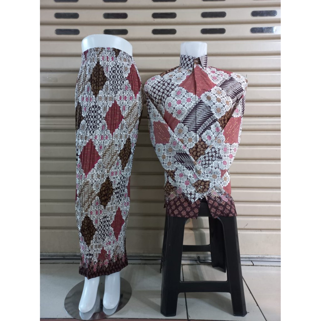 SET KEMEJA ROK BATIK COUPLE / SET BATIK COUPLE / SET BATIK SARIMBIT SUAMI ISTRI