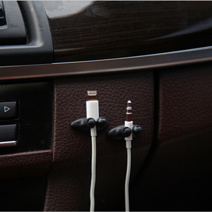 Klem Kabel - Pengikat Kabel Car Organizer - Penjepit Kabel Mobil