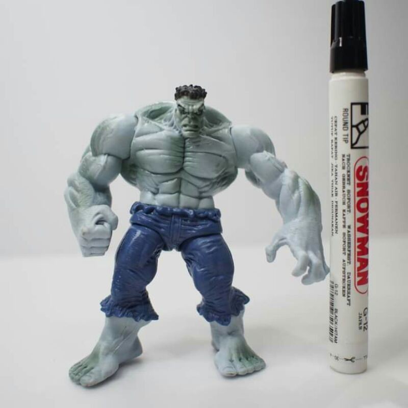 mainan action figurethe grey hulk
marvel universe series
kw hasbro