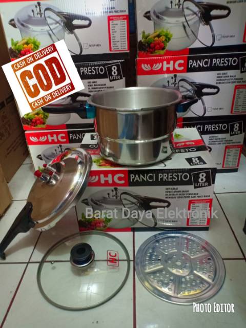 Panci Presto Happy Call/ HC 3 in 1 Kapasitas 8 Liter