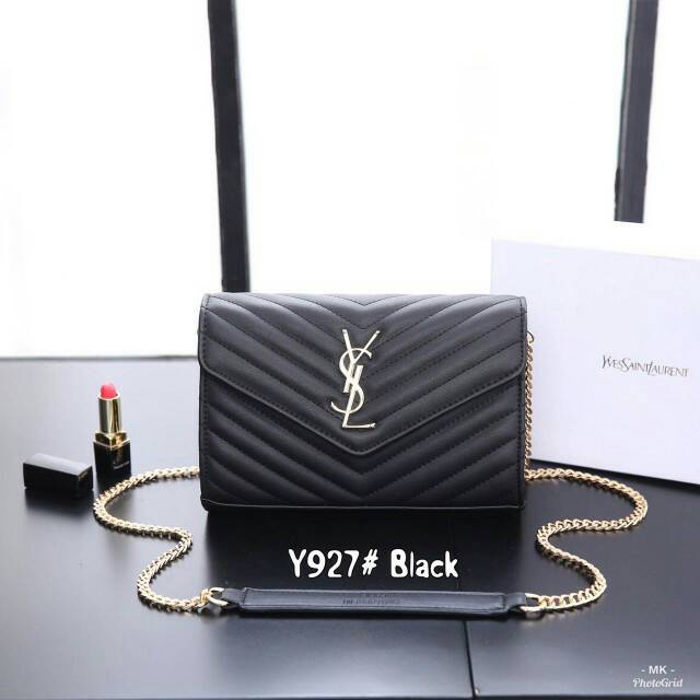 BESTSELLER New Model Tas Wanita YSL Clutchslingbag YSL with Box Y927