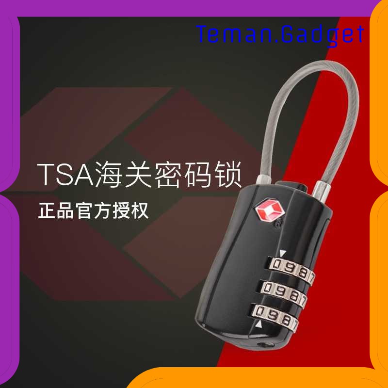 TG-DE193 TRAVELSKY Gembok Koper TSA Padlock Kode Angka 3 Digit - TSA07