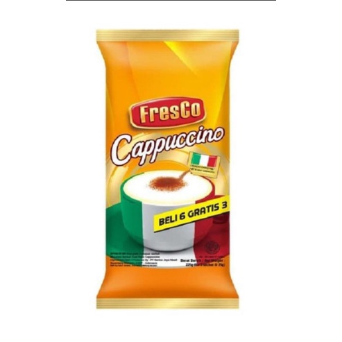 

KOPI INSTAN FRESCO CAPPUCINO (6+3) X 25 GR