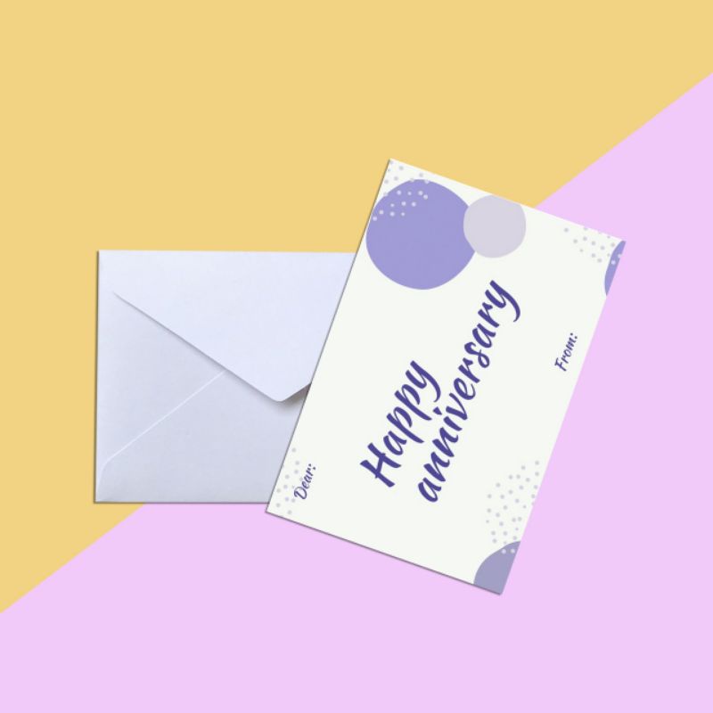 kartu ucapan Happy Anniversary