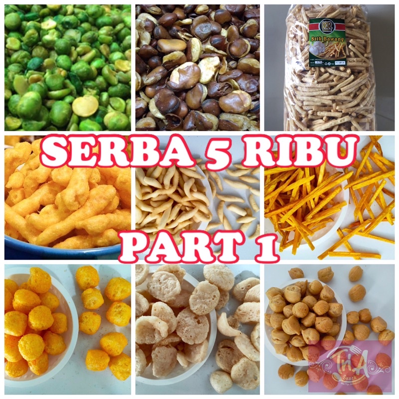 

TERMURAH SNACK KILOAN SERBU SERBA 5 RIBUU