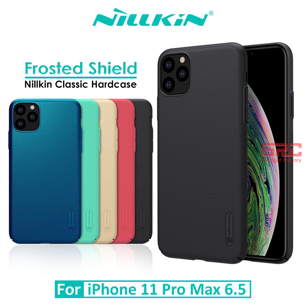 Hard Case Apple iPhone 11 Pro Max 6.5 Nillkin Frosted Shield Casing Original