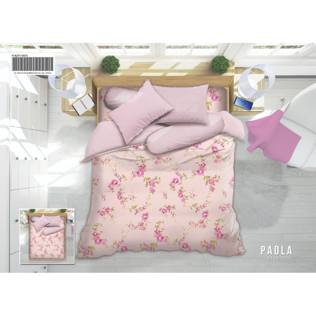 Sprei My Love 180x200 (No.1) tinggi 30 - Paola