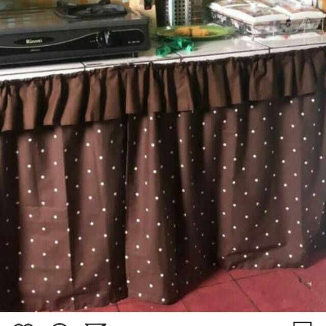 Gorden kolong dapur poni atas