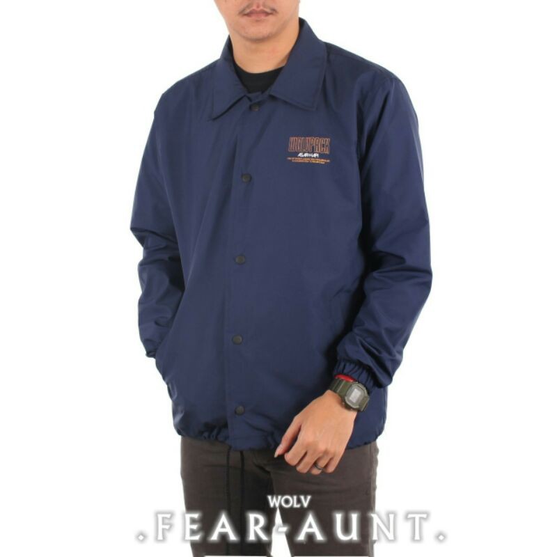 Jaket Coach Pria Wolv FEAR-AUNT